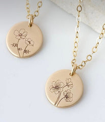 BIRTH FLOWER NECKLACE