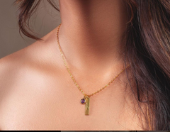 BAR STONE NECKLACE
