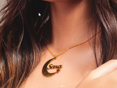 MOON NAME NECKLACE