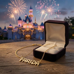 Disney name necklace