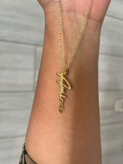 ENGLISH NAME NECKLACE