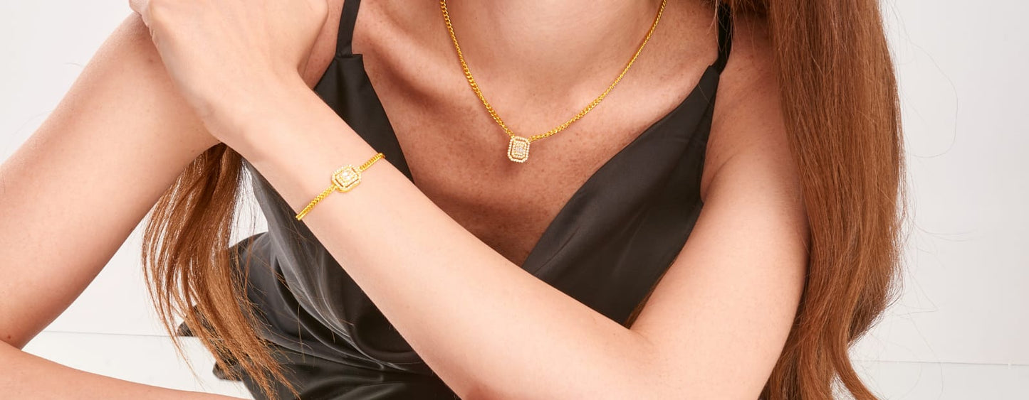 SILVER STONE SET