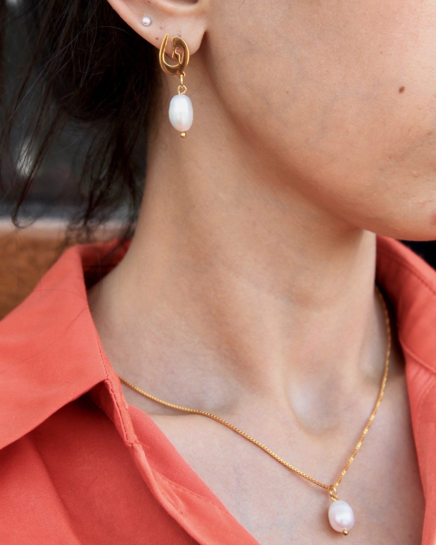 OVAL PEARL SET