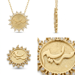 Sun Zircon Necklace