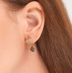 COLORFUL HEART EARRINGS