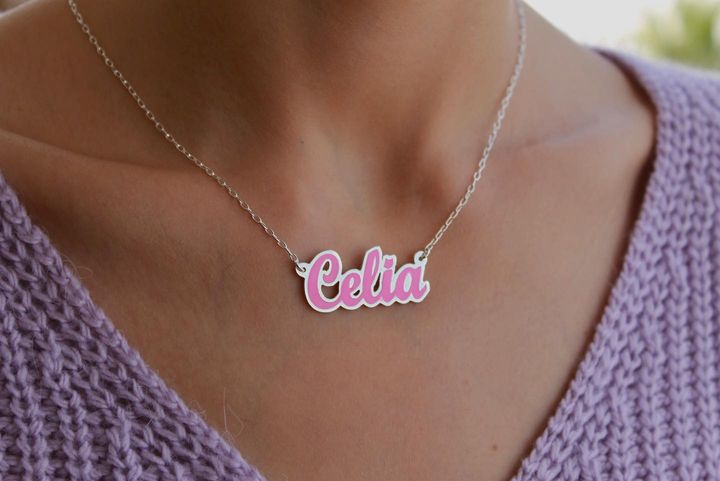 PINK NAME NECKLACE