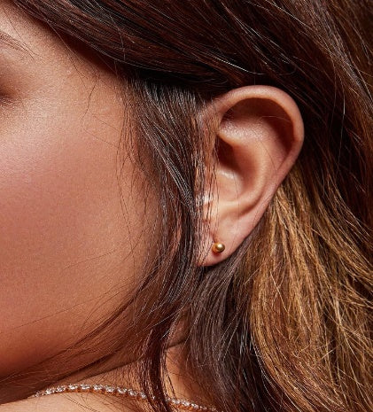 GOLDEN PEARL EARRINGS