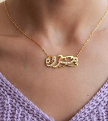 ZIRCON NAME NECKLACE