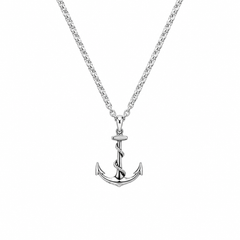 Sterling Silver Anchor Necklace