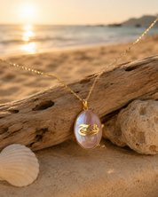 Golden Seashell Necklace