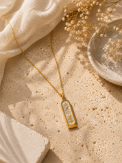 Golden Hieroglyphic Necklace
