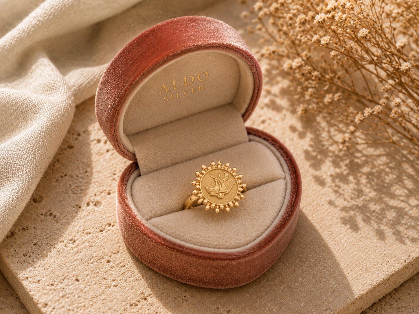 Sun Zircon Ring