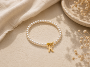 Pearls Bracelet With Letter