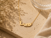 Dots Zircon Name Necklace