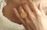 Sun Zircon Ring