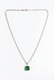 Small Green Stone Necklace