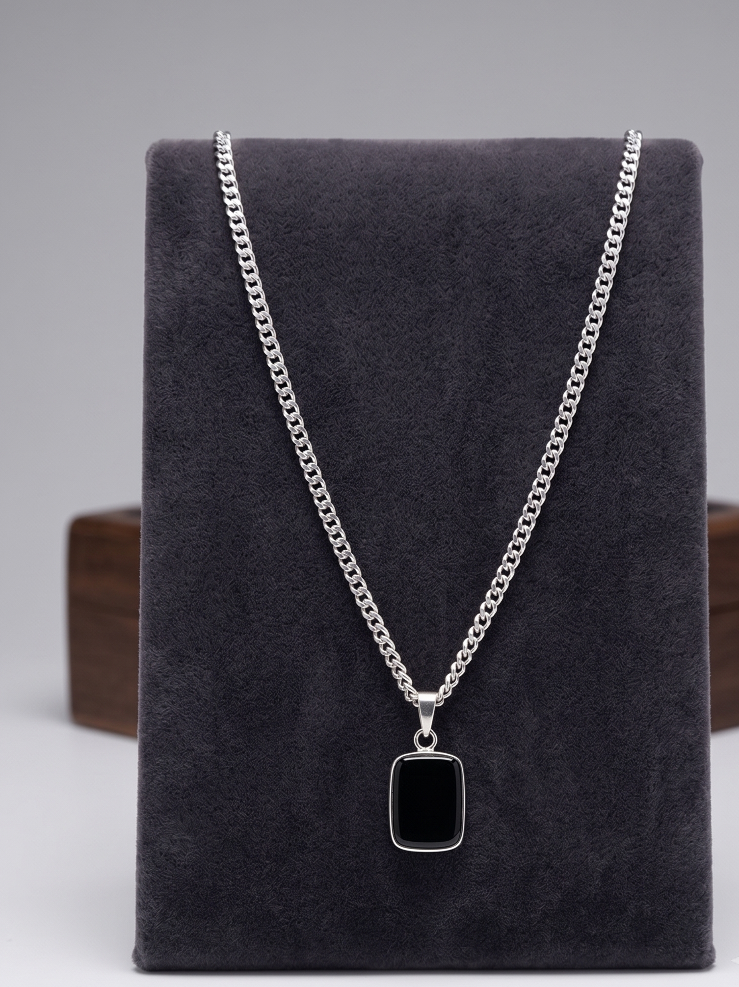 Black Stone Necklace