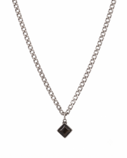 Double Diamond Cut Curb Necklace