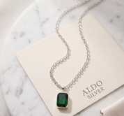 Big Green Stone Necklace