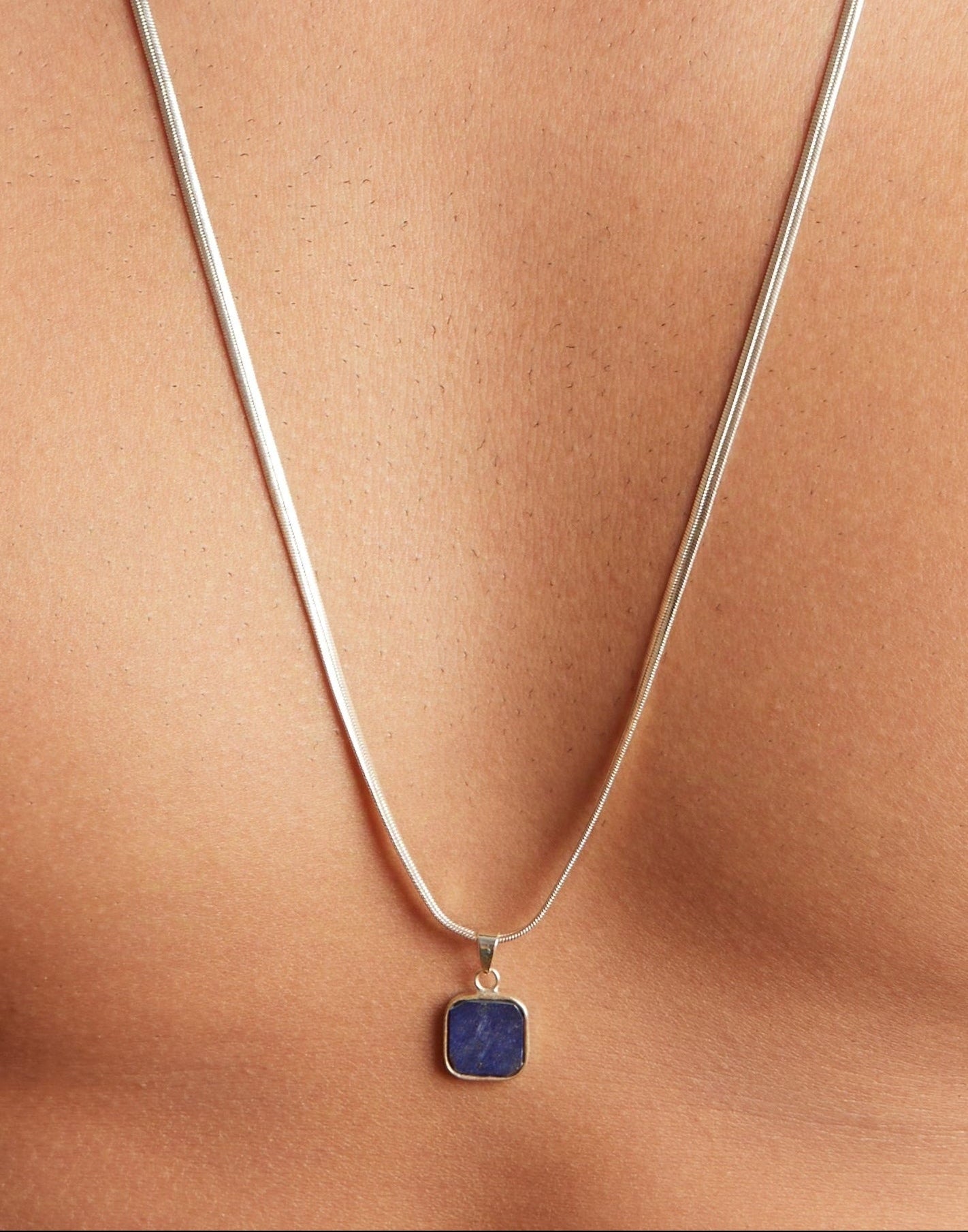 Blue Stone Necklace