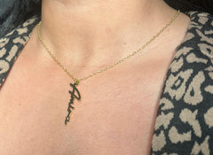 ENGLISH NAME NECKLACE