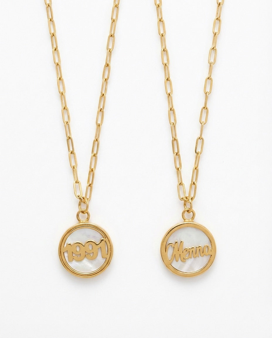 Natural seashell necklace