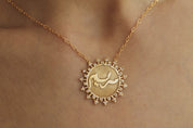 Sun Zircon Necklace