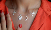 Letters Zircon Necklace