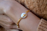 Natural Seashell Name Bracelet