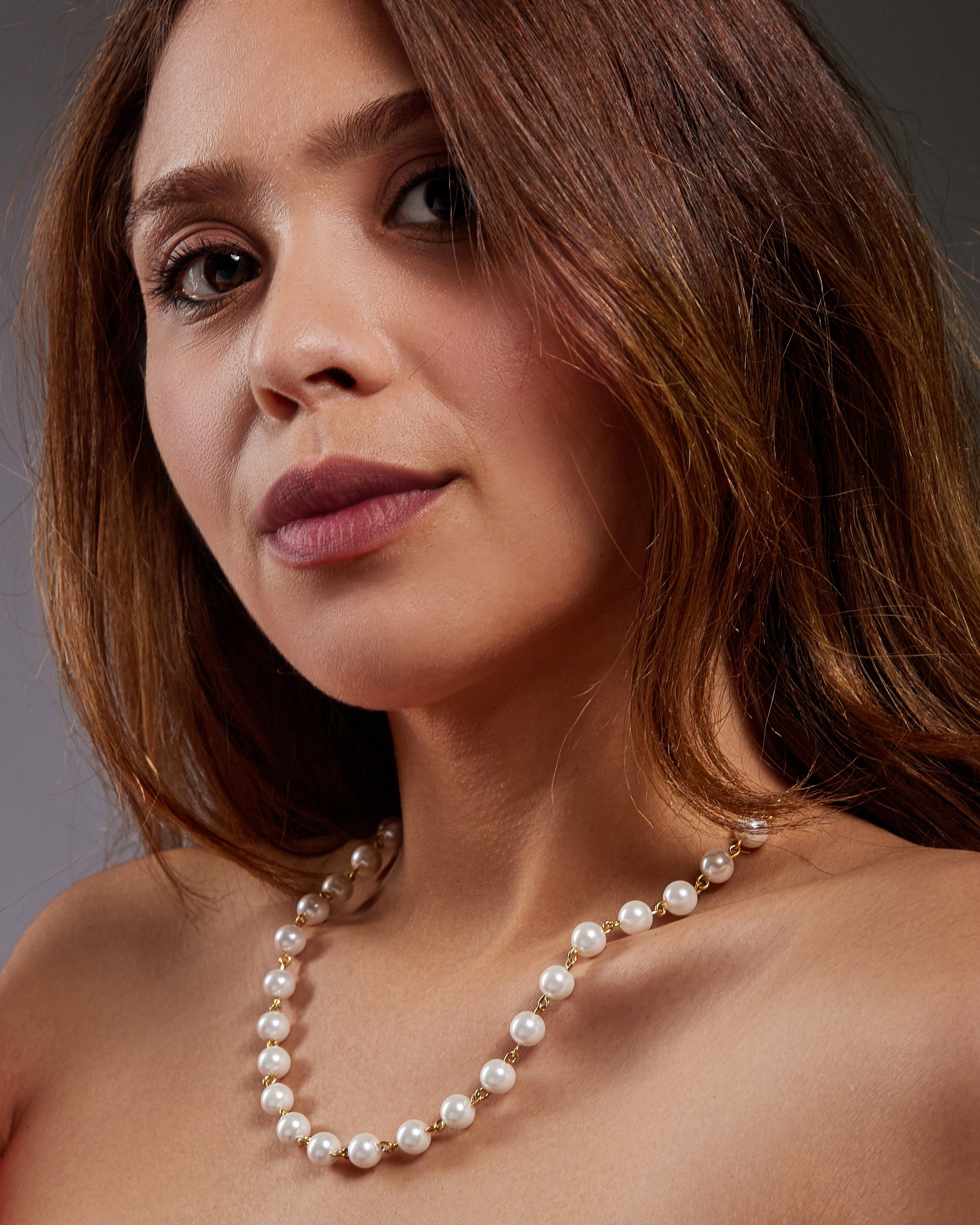 BIG PEARLS NECKLACE Aldo Silver