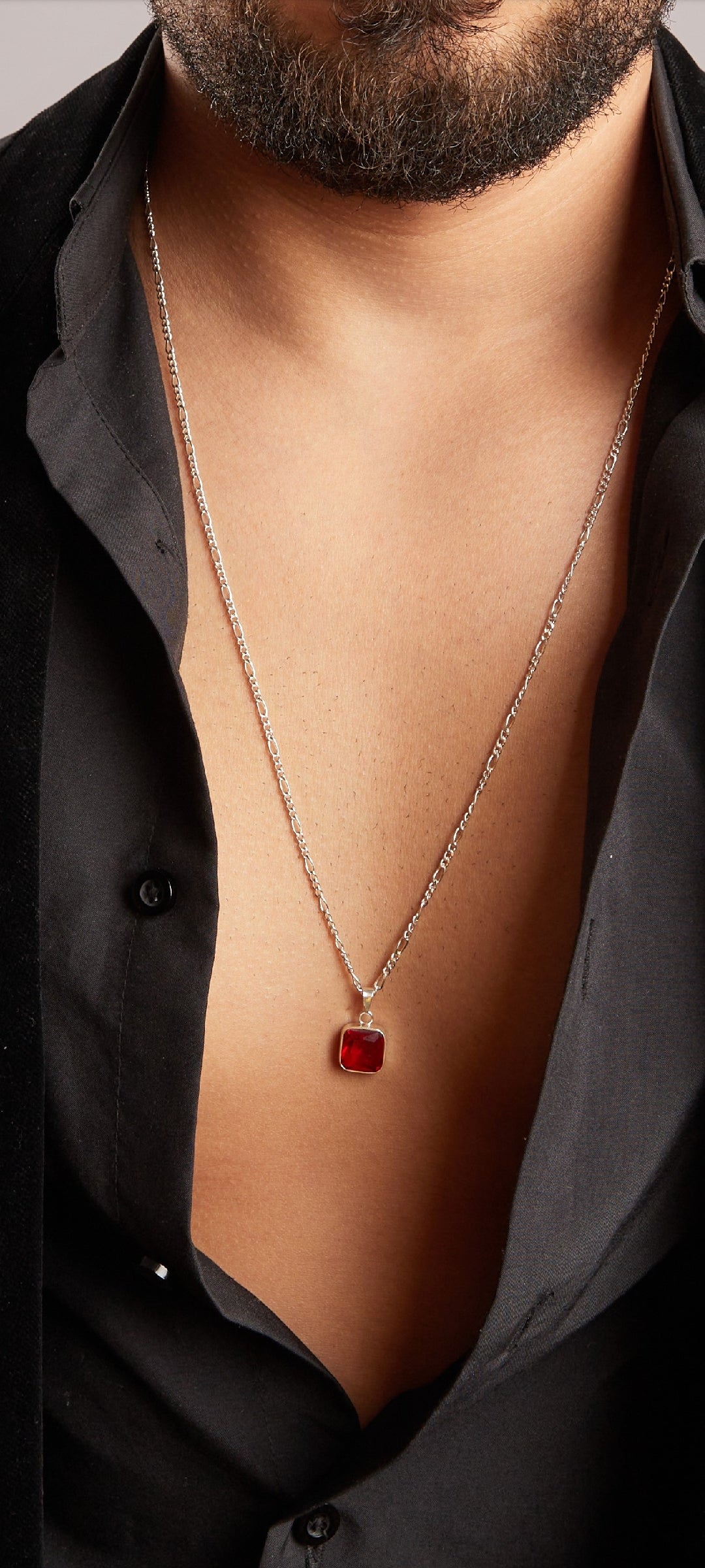 RED STONE NECKLACE