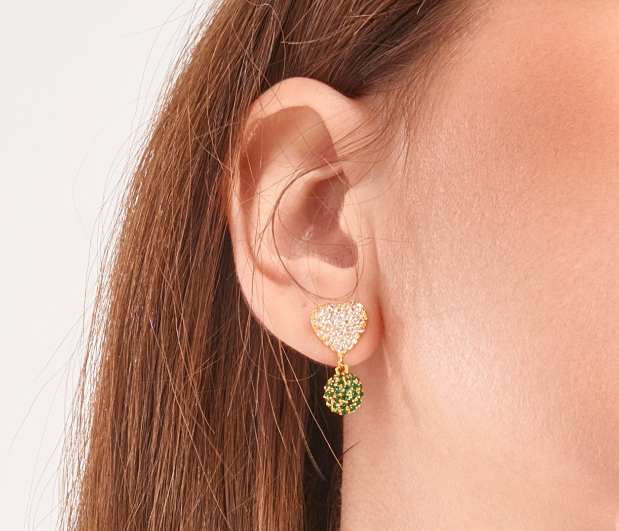 Colourful Heart Earrings
