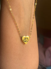 Omy in heart Necklace
