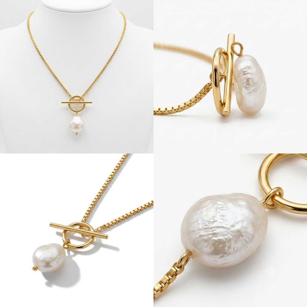 Natural Seashell With Wide Ring