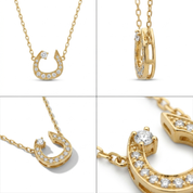 Letter Zircon Necklace