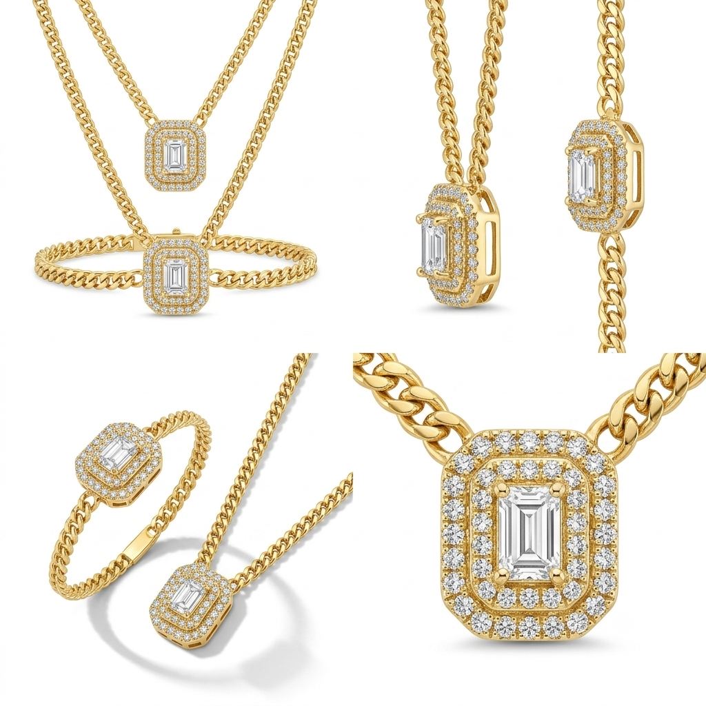 Silver Stone Set
