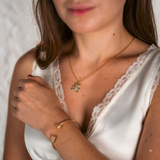 Golden TeadyBear Necklace