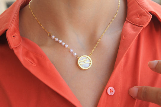 CIRCLE SEASHELL NECKLACE