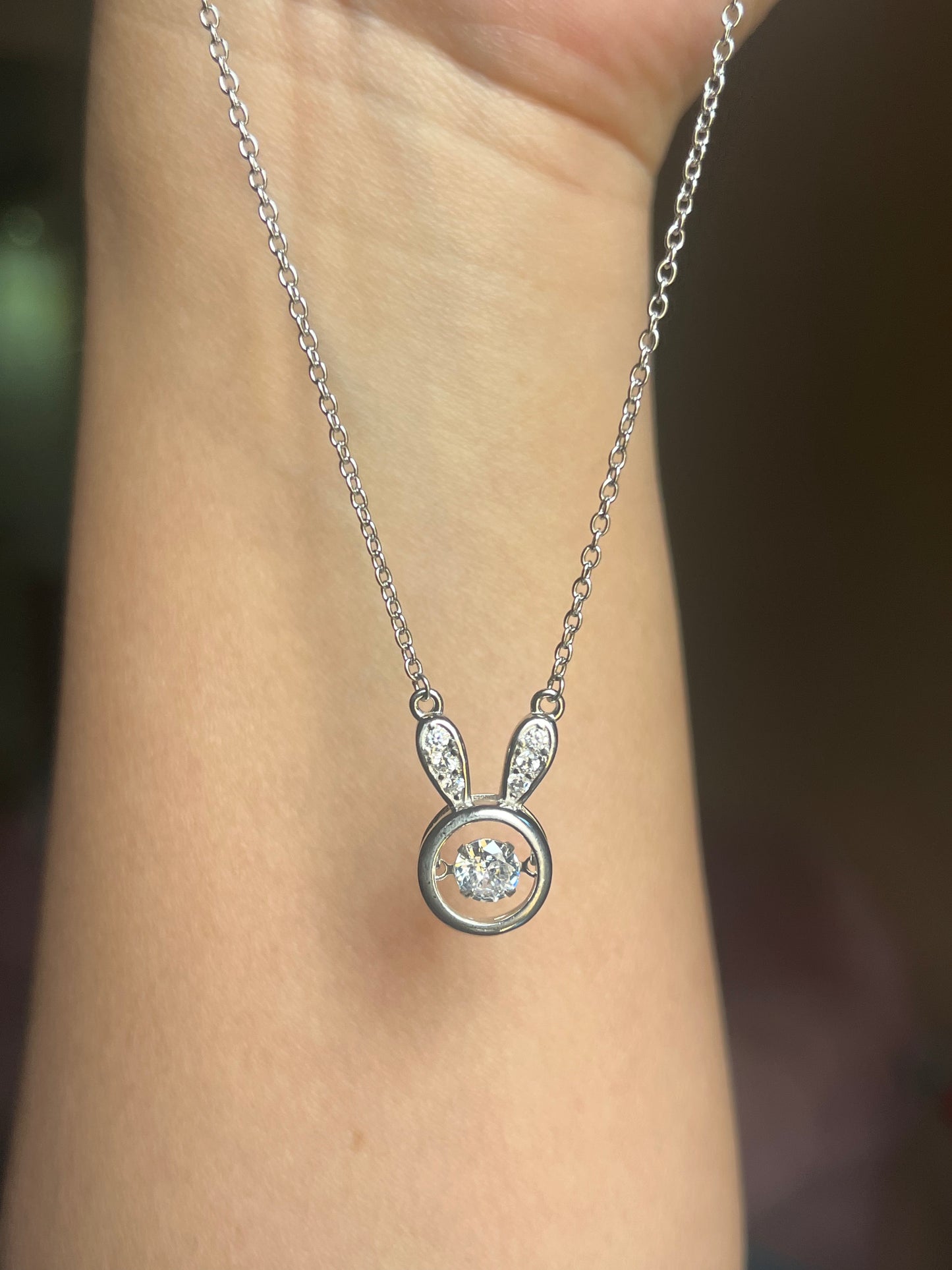 Circle Pendant with diamond Necklace