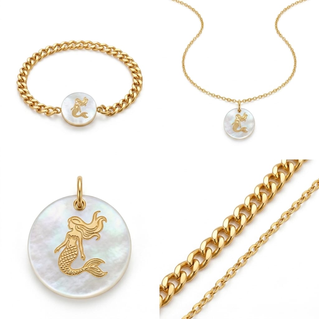 Flat Seashell Set
