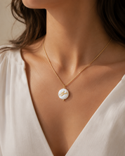 Flat Seashell Necklace
