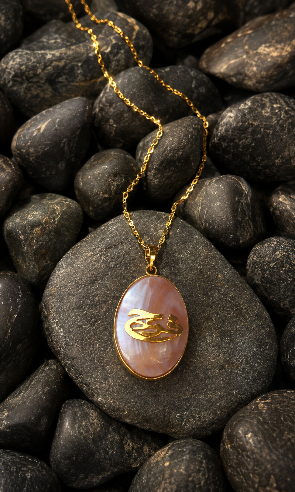 Pink Seashell Necklace