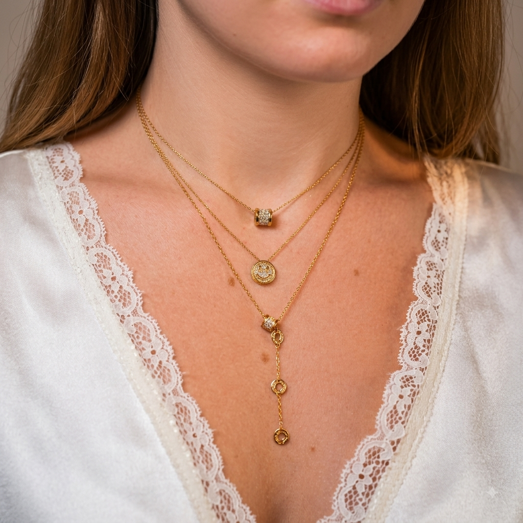 Effortless Radiance Layered Gold Necklace