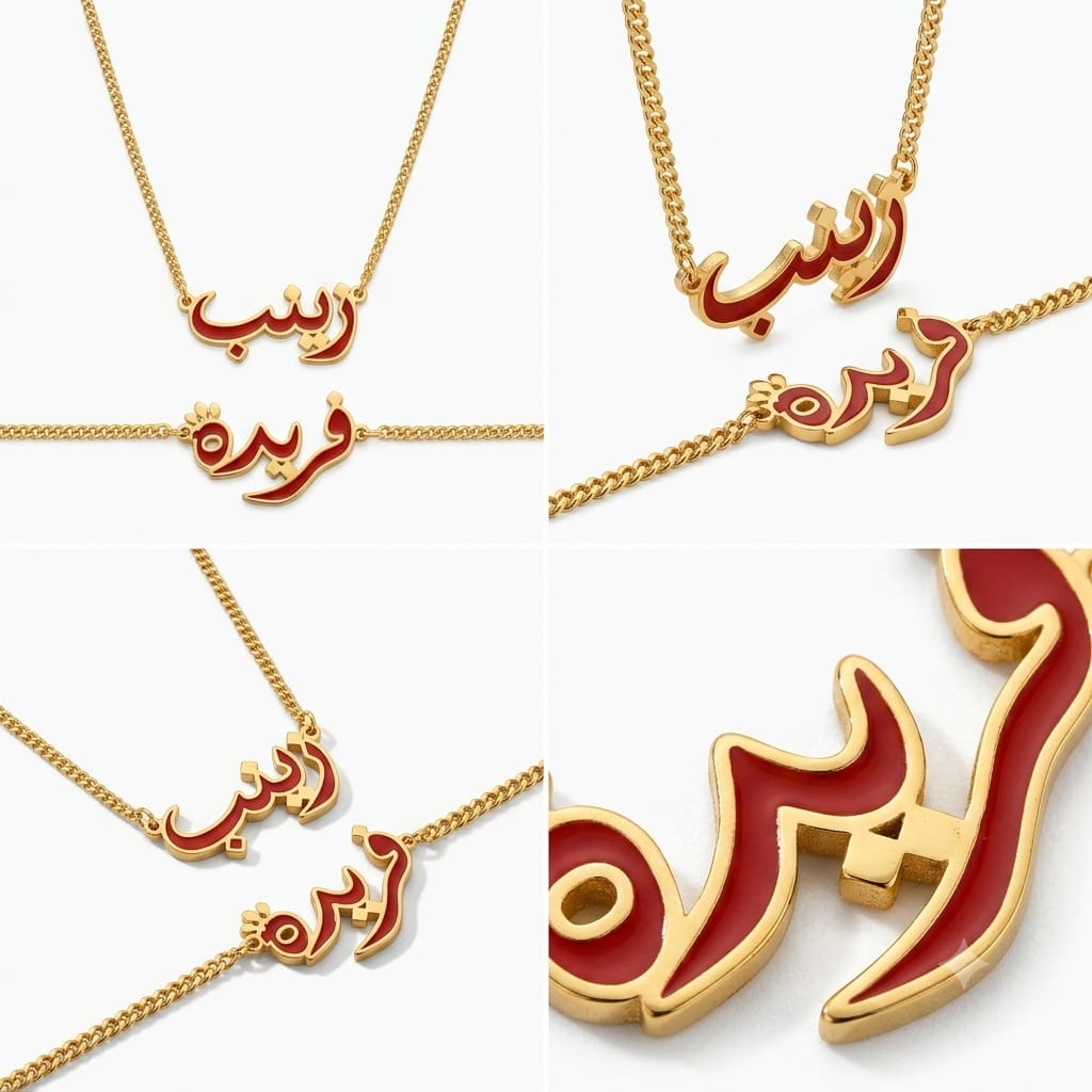 Dots Zircon Red Color Set