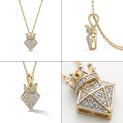 Princess Diamond Necklace