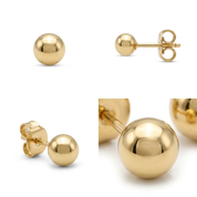 Golden Pearl Earrings