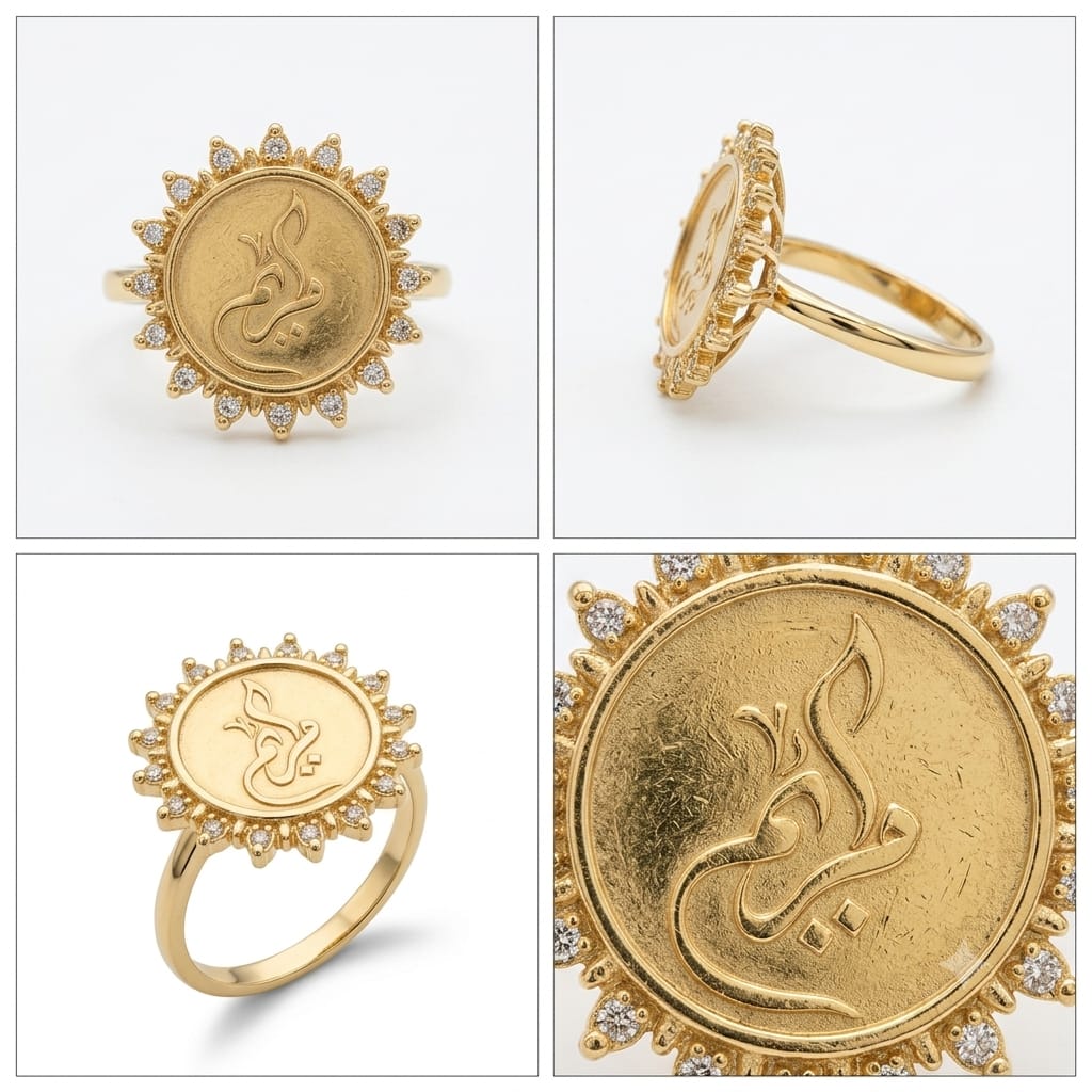 Sun Zircon Ring