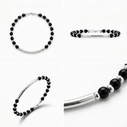 Argent & Onyx Element Bracelet