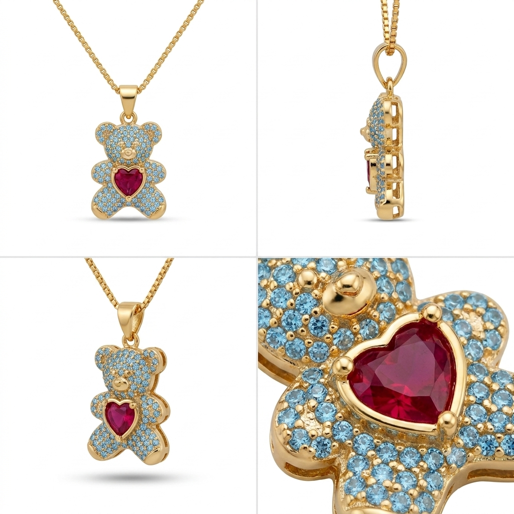 Teady Bear Necklace
