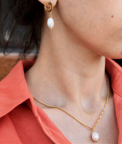 Oval Pearl Set